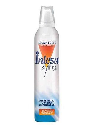 Мусс для волос 300 мл сильная фиксация тм intesa
