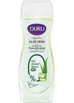Гель для душу 250мл hydro pure алое вера тм duru