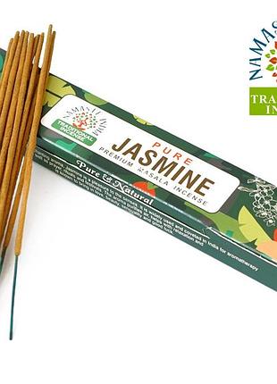 Ароматические палочки жасмин namaste india pure jasmine
