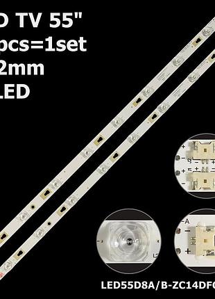 Led підсвітка tv 55" kanga: a55u, s55u, led55k36u kivi: 55ux10s 14шт.