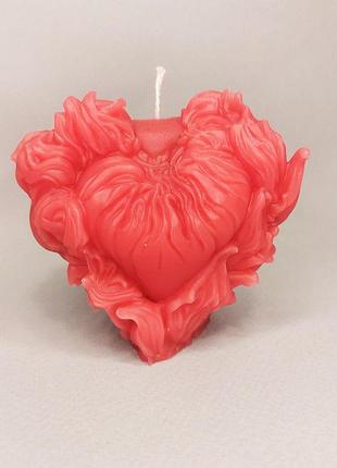 Свеча "горячее сердце", 7,5х8см 6