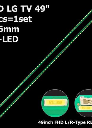 Led підсвітка lg tv 49" 49lf5400 49ff4040 g1gan01-0791a mak63267301 hc490eun nc490eue lc49lx310c 2шт.