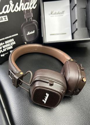 Навушники marshall major v brown, маршали 5 коричневые
