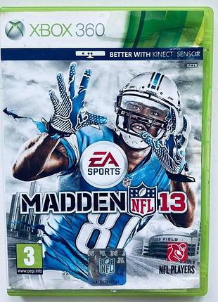 Madden nfl 13, б/в, англійська версія - диск для xbox 360