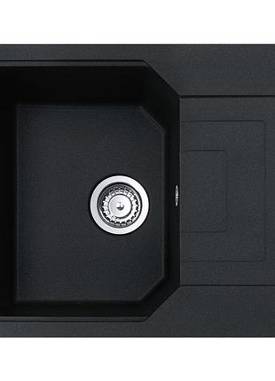 Кухонна мийка franke urban ubg 611-62 (114.0701.807) гранітна - врізна - оборотна - онікс - (пластиковий коландер у комлекті)
