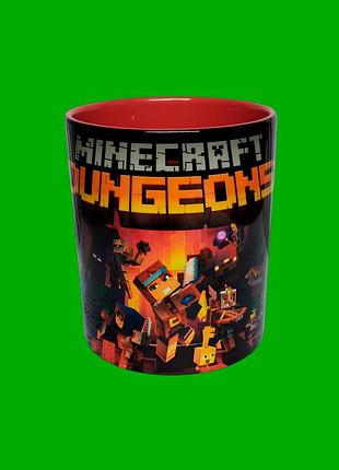 Чашка minecraft (майнкрафт)