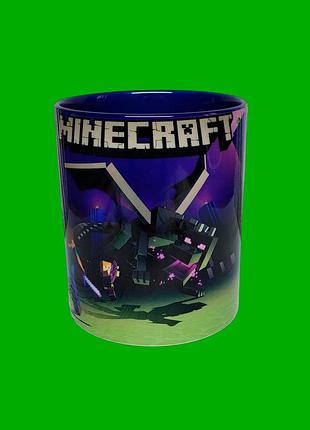 Чашка minecraft (майнкрафт)