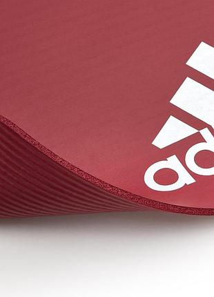 Тренировочный коврик 7 мм красный adidas admt-11014rd