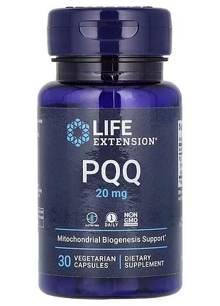 Пирролохинолинхинон pqq 20 мг, life extension — для памяти, мозга и сердца, 30 вегетарианских капсул