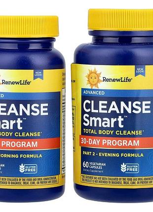 Очищение и детокс 30-дневная программа advanced cleanse smart renew life 120 капсул — комплексный детокс организма за 30 дней