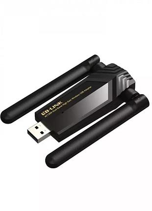 Wifi адаптер lb-link ac1300 usb двохдіапазонний 2.4/5 ггц