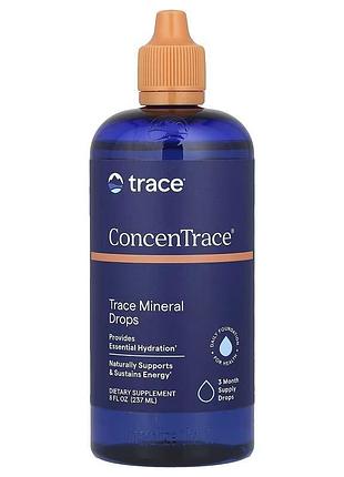 Полный спектр микроэлементов в каплях, concentrace, trace, 237 мл — для энергии, иммунитета и сердца