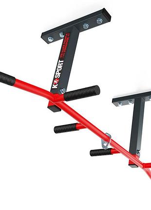 Потолочный турник для подтягиваний k-sport ksh003/sk — прочный и многофункциональный тренажёр для дома