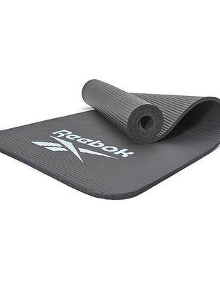 Тренировочный коврик 15 мм серый reebok ramt-11018bk