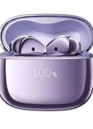 Навушники bluetooth бездротові remax w35 стерео з мікрофоном та led-дисплеєм purple