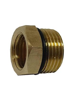 Футорка 3/8″х1/4″зв латунна (манометр) 729б