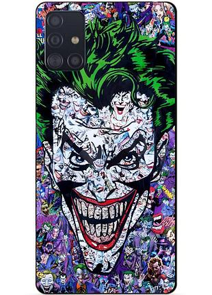 Чехол силиконовый бампер для samsung a71 с рисунком джокер joker