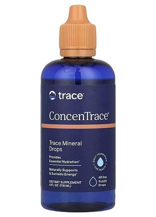 Полный спектр микроэлементов в каплях, concentrace, full spectrum, trace, 118 мл