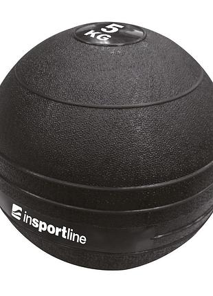 Медбол і слембол insportline slam ball 5 кг - медичний м’яч для кросфіту, фітнесу та силових тренувань