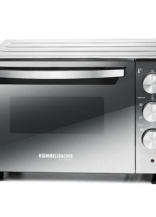 Электропечь с грилем rommelsbacher bgs 1400, 22 л