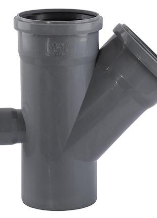 Крестовина vsplast 1пл 110х110х45+50х90° задний отвод