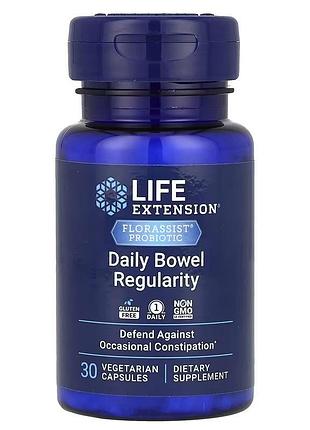 Пробиотик для регулярной работы кишечника, 17,2 млрд кое, florassist probiotic, life extension, 30 капсул