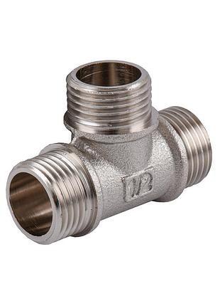 Тройник 1/2| зз никелированный nt332s optimum