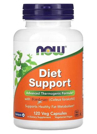 Дієтична підтримка, diet support, now foods, 120 вегетаріанських капсул
