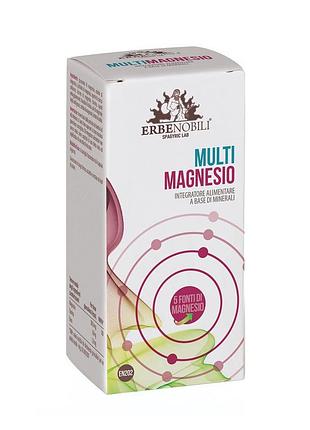 Мульти-магній, multimagnesio, erbenobili, 60 капсул