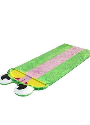 Горка водная тройная bestway friendly frog, 488 см