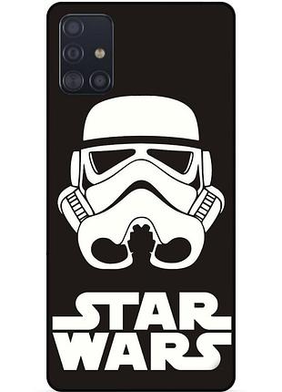 Чехол силиконовый бампер для samsung a71 с рисунком звездные войны star wars звездные войны