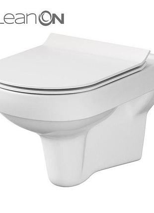 Cet cersanit 794 city new clean on подвесной с крышкой дюропласт лифт slim