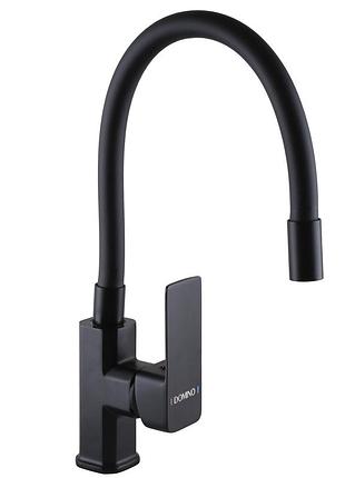 Смеситель для кухни domino malibu dmm-203 lr-black-black
