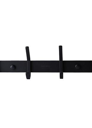 Планка с крючками globus lux bq9435-4 черная матовая sus304