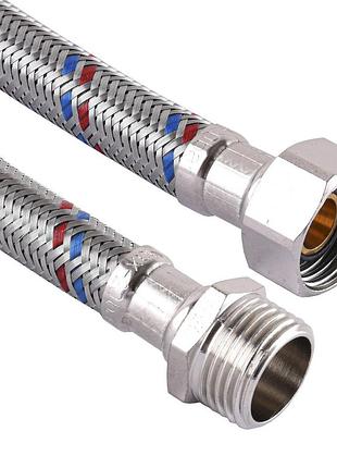 Шланг нержавіюча сталь solomon 1/2″х1/2″ зв 2,0м hs31