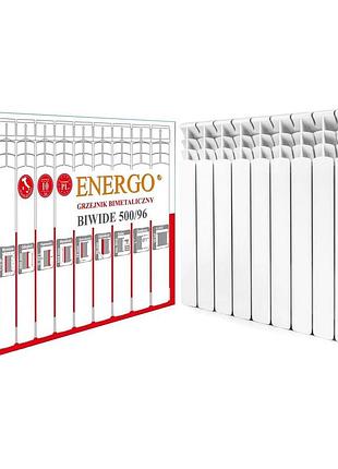 Радіатор біметалевий секційний energo biwide 500/96