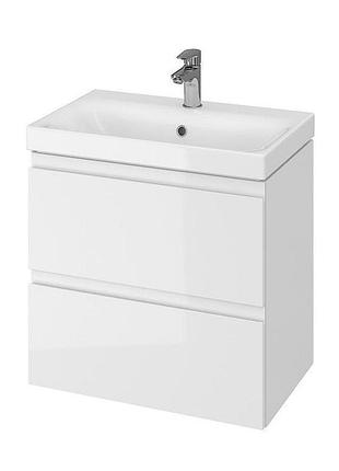 Cet b04 moduo slim шкафчик с умывальником moduo slim 60 белый