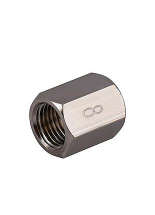 Муфта 1/4| в никелированная восьмигранная nm111o optimum