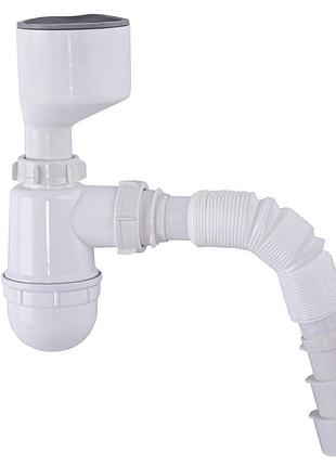 Сифон waterstal для писсуара 11/4 с манжетом d 50, с гофрой 40/50 p31009