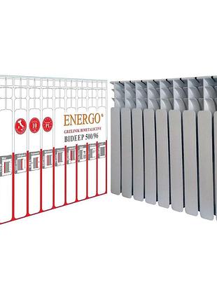 Радиатор биметаллический секционный energo bideep 500/96 (кратно 10)