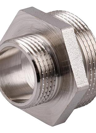 Ніпель редукційний 1 1/2″х1″зз нікельований nn752s optimum
