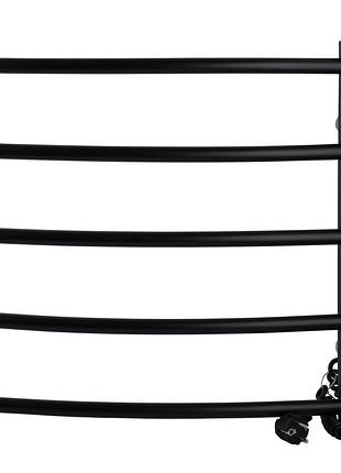 Рушникосушарка unio ld еu 500-500-5 blk драбинка дуга електро чорна