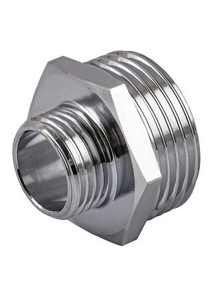 Ніпель редукційний 1″х1/2″зз нержавіючий sn532s optimum
