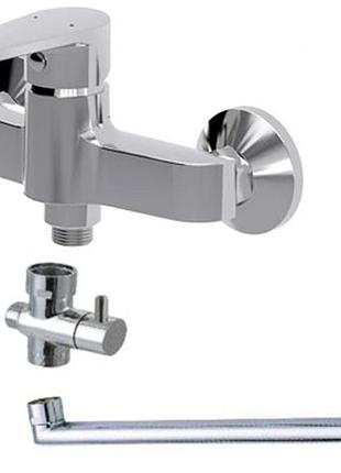 Смеситель для ванны и душа cersanit vero long spout