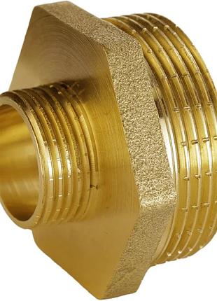 Ніпель редукційний 1 1/4″х 1/2″зз латунний а0514а