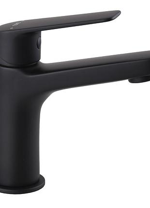 Смеситель для умывальника topaz capri tca-15207-h44-bl картридж d25, h=140, шланги 45см