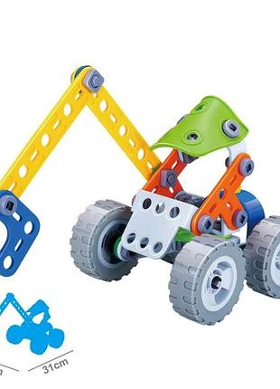 Конструктор build&play "экскаватор" hanye j-7704, 74 элемента sunny