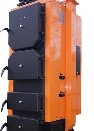Универсальный твердотопливный котёл длительного горения heatline 10 kw от 50 до 100 кв м