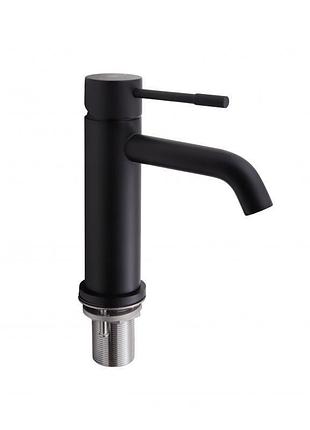 Смеситель для раковины qtap scorpio qtscor1050105b black matt