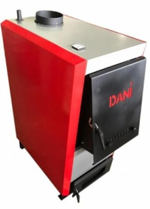 Котел твердотопливный стальной dani beaver pro 30квт c верхним выходом дымохода